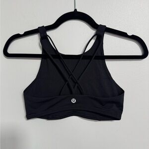 Lululemon Cross-Back Black Sports Bra size 2